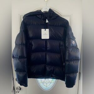 UNWORN Navy Moncler Ecrins Giubbotto Down Jacket Size 7